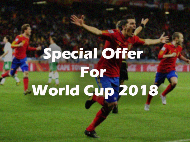 Special offer for World Cup!
